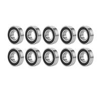 Bearings, 10pcs 6003-2RS Deep-Groove Stainless Ball Bearings Rubber Sealed Bearing Steel Single Row17mm*35mm*10mm