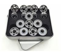 Bearings 16pcs 608 Si3n4 Ceramic Bearing 5 Balls Professional Inline Skates Skateboard 8mm Scooter