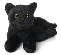 Bearington Collection Lil' Jinx Black Cat Plush Toy, 8-Inch Realistic Stuffed Animal for Kids