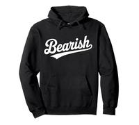 Bearish Retro Script Design for Stock Traders & Crypto Fans Pullover Hoodie