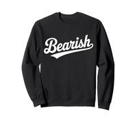 Bearish Retro Script Design for Stock Traders & Crypto Fans Sweatshirt