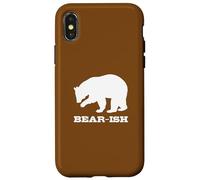 Bearish Silhouette Funny Animal Pun Stock Market Case for iPhone X/XS