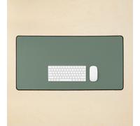 BearLad Desk Mat Dark Sage Green - Large 35x16 Inch Extended Gaming Mouse Pad with Non-Slip Rubber Base