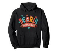 Bearly Adulting Funny Adult Responsibilities Cute Bear Pullover Hoodie