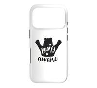 Bearly Awake Bear Pun Sleepy Tired Funny Case for iPhone 17 Pro