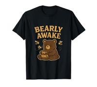 Bearly Awake Cottagecore Forest Honey Graphic T-Shirt