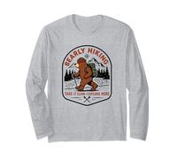 Bearly Hiking Take It Slow Explore More Bear Funny Long Sleeve T-Shirt