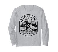 Bearly Hiking Take It Slow Explore More Bear Funny Long Sleeve T-Shirt