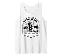 Bearly Hiking Take It Slow Explore More Bear Funny Tank Top