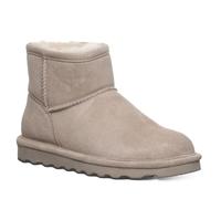 BEARPAW Women's Alyssa Ankle Boot | Multiple Colors | Slip On | Comfortable Winter Boot, Mushroom, 5.5 UK