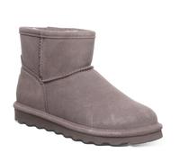 BEARPAW Women's Alyssa Ankle Boot | Slip On Comfortable Winter Boot, Multiple Colors, Cinder, 7 UK