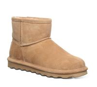 BEARPAW Women's Alyssa Multiple Colors | Women's Ankle Boot | Women's Slip On Boot | Comfortable Winter Boot, Iced Coffee, 4 UK