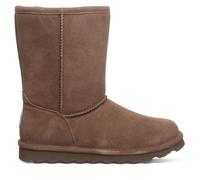 BEARPAW Women's Elle Short Multiple Colors | Women's Boot Classic Suede | Women's Slip On Boot | Comfortable Winter Boot, Earth, 3 UK