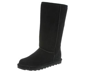 BEARPAW Women's Elle TallSlouch Boots | Kid's Slip-On Boot with Zipper for Easy Wear, Comfortable Winter Boot for Kids, Multiple Colors & Sizes