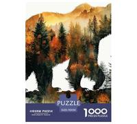 BearPuzzles 1000 Piecesjigsaw Puzzle Premium Box, Extra Fun Challenges, Gift for Women/Men, Challenging Game70x50cm/1000pcs