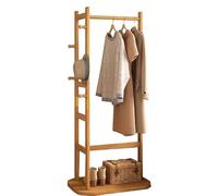 BEARQUN Coat Rack, Hall Tree, Sturdy and Easy Assembly for Hallway, Bedroom and Office, Coat Stand with Shoe Rack, Storage Shelves, Industrial Design, 40/60/80/100CM, Maximum Load 100kg