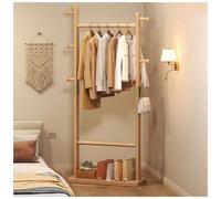 BEARQUN Retro Wooden Coat Rack