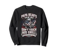 Bear's 4th Of July Don't Touch His Grill for Papa Sweatshirt