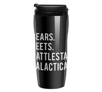Bears Beets Coffee Cup Travel Mug with Leakproof Lid Double Wall Tumbler Water Bottle 350ml