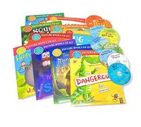 Bear's Big Bottom and Other Stories Collection - 10 Picture Books & CDs with Music & Sound Effects Set (Great Monster Hunt, Bug Bear, I'm Not Sleepy, Hippobottymus & MORE!)