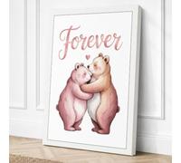 Bears Forever Canvas Wall Art Print 36x24 Inch