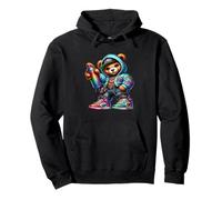 Bears Hip Hop Street Graffiti Style Pullover Hoodie