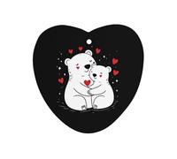 Bears Mom Hug Little Automotive Air Fresheners Mirror Aromatherapy Tablets Ornament Car Fragrance Scented Cards Love form