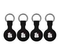 Bears Mom Hug Little Cute GPS Navigation Cases Compatible with AirTag Silicone Item Finders Protective Cover with Keychain
