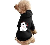 Bears Mom Hug Little Dog Hoodie Warm Pet Clothes Comfort Sweatshirt Outfit for Cats Dogs