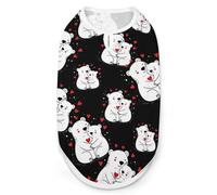Bears Mom Hug Little Dog Shirts Summer Pet Clothes Comfort T-Shirts Vest Sleeveless Tank Top for Cats Dogs M
