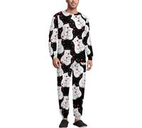 Bears Mom Hug Little Men's Pyjama Sets Long Sleeve Tops & Sleepwear Pants Loungewear Lounge Outfits L