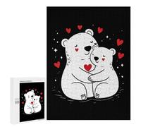 Bears Mom Hug Little Wooden Jigsaw Puzzles for Adults Funny Intelligent Games Home Decor Artwork for Home Office