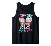 Bears Pink Or Blue Gigi Loves You Gender Reveal Tank Top
