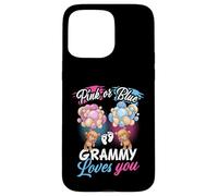 Bears Pink Or Blue Grammy Loves You Gender Reveal Case for iPhone 15 Pro Max