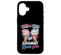 Bears Pink Or Blue Grammy Loves You Gender Reveal Case for iPhone 16