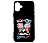 Bears Pink Or Blue Grammy Loves You Gender Reveal Case for iPhone 16 Plus