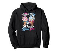 Bears Pink Or Blue Grammy Loves You Gender Reveal Pullover Hoodie