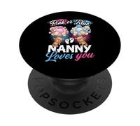 Bears Pink Or Blue Nanny Loves You Gender Reveal PopSockets Adhesive PopGrip