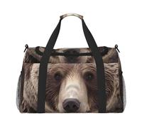 Bears Water-Resistant Travel Duffel Bag Compact Sports, Gym & Weekend Tote for Men & Women