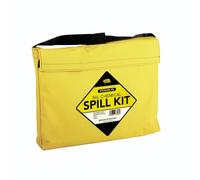 BearTOOLS Chemical Spill Kit 50L - Vinyl Shoulder Bag with Absorbent Pads & Socks - UK Made Emergency Spill Response Kit for Industrial Use