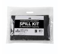 BearTOOLS Household Absorbent Spill Kit - 5L Capacity | High-Loft Meltblown Pads for Everyday Home Spills & Leaks | Perforated, Fast-Absorbing, Low-Waste Design | Made in the UK