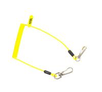 BearTOOLS Lightweight Coil Lanyard Tough Scaffold Leash with Dual Clip Points, Coiled to Reduce Snagging, Ultra-Durable, Premium Quality Tether, Ideal for Items up to 0.9kg, Tools, Construction (1)