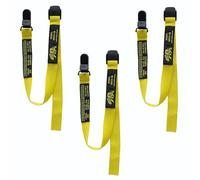 BearTOOLS Yellow Fabric Helmet Lanyard Clip Attachment Secure Fastening Anti-Drop Lighter Leash Hard Hat Chin Strap 50cm/19 Inches (3)