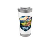 Beartooth Highway National Scenic Byway Shield Stainless Steel Insulated Tumbler