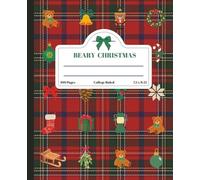 Beary Christmas: Holiday Tartan Notebook Classic Plaid Seasonal Journal