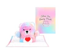 Beary Much in Love Bear 3D Pop Up Greeting Card - Valentine’s Day Anniversary Birthday Wedding