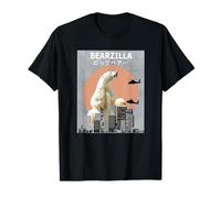 Bearzilla Polar Bear Funny T-Shirt Animal Lover T-Shirt