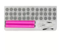 Beasert 44 PCS Nails Art Stamp Pen Set, Containing 36 Kinds Of Nail Stamp Patterns, One Brush Pen, Three Kinds (Two Of Each Kind) Replaceable Brush Heads