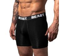 Beast Bamboo Boxers Mens Super Soft Boxer Shorts | Bamboo Boxers for Men. Mens Anti-Chafing Boxers in Super Soft, Breathable Bamboo Fabric. Ideal Underwear Gifts for Men.