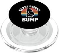 Beast Behind The Bump Dad Father Husband Baby |- PopSockets PopGrip for MagSafe
